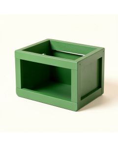 Wren Bend Empty Furniture-Style Pet Crate - Green (synthetic illustration; no displayed measurements)