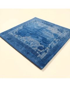 Frann Hand-Knotted Wool Blue Ombre Area Rug (synthetic illustration; no displayed measurements)