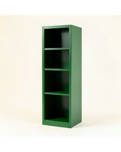 Juniper Bridge Narrow Cubby Tower - Green (synthetic illustration; no displayed measurements)