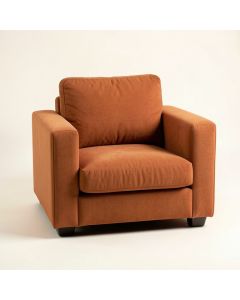 Moss Arc Upholstered Armchair (synthetic illustration; no displayed measurements)