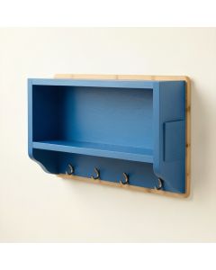 Ridge Canyon Wall-Mounted Entryway Organizer Shelf - Blue (synthetic illustration; no displayed measurements)
