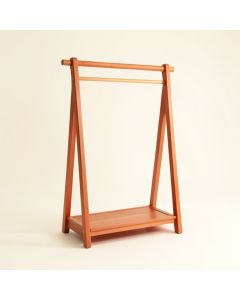 Heath Canyon Empty Garment Rack - Terracotta (synthetic illustration; no displayed measurements)