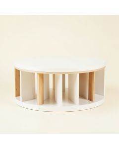 Clay Canyon Shoe Storage Bench - White (synthetic illustration; no displayed measurements)