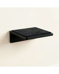 Holly Falls Wall-Mounted Cat Perch - Black (synthetic illustration; no displayed measurements)