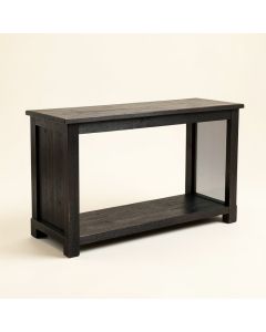 Galaz Console Table - Rustic Black (synthetic illustration; no displayed measurements)