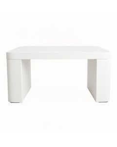 River Crest Desktop Monitor Riser - White (synthetic illustration; no displayed measurements)