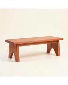 Juniper Dell Indoor Bench - Terracotta (synthetic illustration; no displayed measurements)