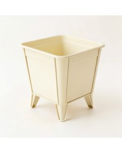 Slate Bridge Empty Raised Planter - Cream (synthetic illustration; no displayed measurements)