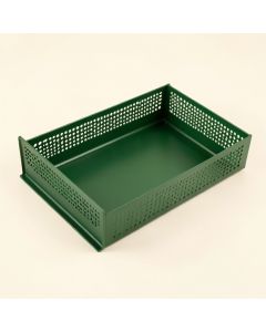 Spruce Branch Empty Under-Desk Cable Tray - Green (synthetic illustration; no displayed measurements)