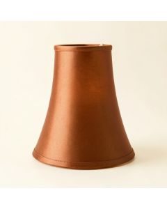 12.5 '' H X 5 '' W Silk/Shantung Bell Lamp Shade ( Screw On ) (synthetic illustration; no displayed measurements)