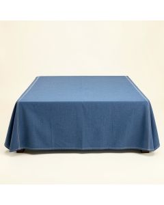 Meadow Canyon Flat Bed Sheet - Blue (synthetic illustration; no displayed measurements)
