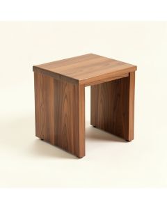 Solid Wood End Table (synthetic illustration; no displayed measurements)