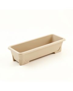 Bay Bend Empty Railing Planter With Integral Brackets - Beige (synthetic illustration; no displayed measurements)