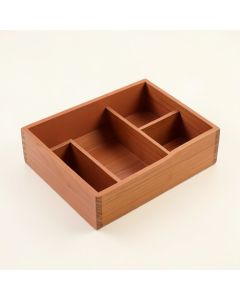 Slate Arc Empty Pantry Drawer Organizer Insert - Terracotta (synthetic illustration; no displayed measurements)