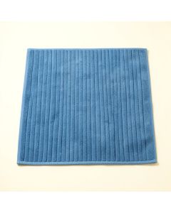 Dune Bend Bath Mat - Blue (synthetic illustration; no displayed measurements)