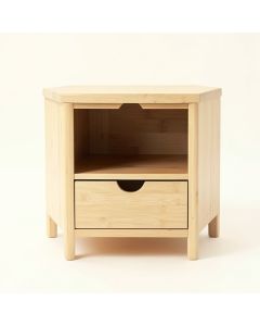 Flint Bridge Nightstand - Beige (synthetic illustration; no displayed measurements)