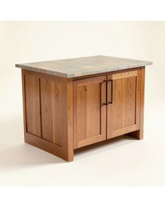 Kitchen Island With Tile Top (synthetic illustration; no displayed measurements)
