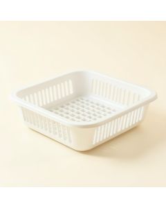 Elm Crest Empty Under-Desk Cable Tray - White (synthetic illustration; no displayed measurements)