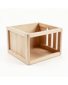 Briar Edge Empty Furniture-Style Pet Crate - Beige (synthetic illustration; no displayed measurements)