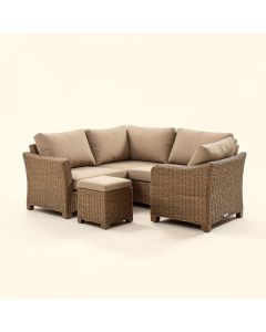 Phillipsville 4 Piece Rattan Sofa Seating Group With Cushions (synthetic illustration; no displayed measurements)