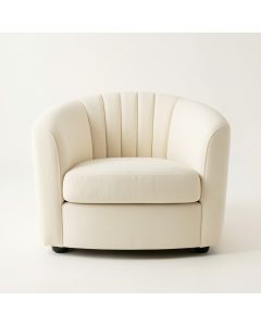 Lake Crossing Upholstered Armchair - Cream (synthetic illustration; no displayed measurements)