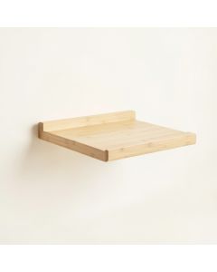 Slate Crest Wall-Mounted Cat Perch - Ivory (synthetic illustration; no displayed measurements)