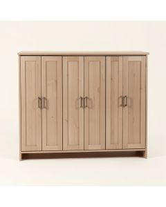 Melnik 6 Door Accent Cabinet (synthetic illustration; no displayed measurements)