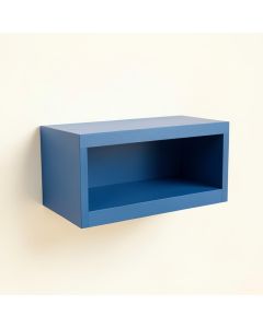 Dune Crest Wall-Mounted Shelf - Blue (synthetic illustration; no displayed measurements)