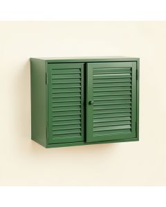 Olive Crest Wall-Mounted Entry Cabinet - Green (synthetic illustration; no displayed measurements)