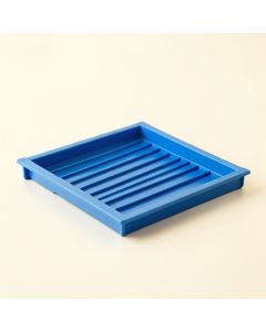 Olive Dale Empty Under-Desk Cable Tray - Blue (synthetic illustration; no displayed measurements)