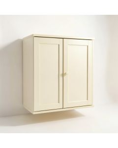 Holly Bridge Wall-Mounted Laundry Cabinet - Cream (synthetic illustration; no displayed measurements)