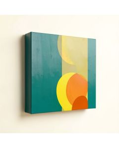 Mid Century Modern I By Becky Thorns - Wrapped Canvas Painting Print (synthetic illustration; no displayed measurements)
