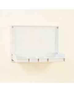 Dune Bridge Empty Wall-Mounted Tool Organizer Panel - White (synthetic illustration; no displayed measurements)
