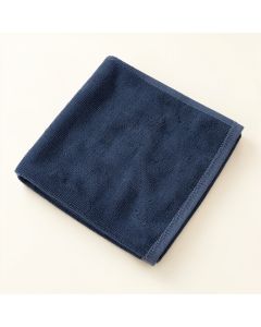 Olive Edge Bath Towel - Navy (synthetic illustration; no displayed measurements)
