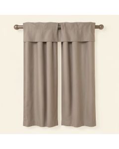 Janell Solid Sheer Rod Pocket Curtain Panels (synthetic illustration; no displayed measurements)