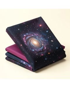Nebula Dark Galaxy With Luminous Stars And Cosmic Rays Astronomy Explore Sheet Set (synthetic illustration; no displayed measurements)