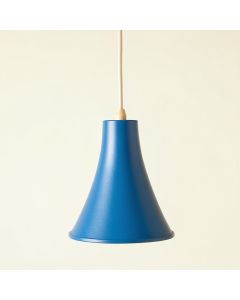 Juniper Branch Pendant Light Suspended From One Plain Cable - Blue (synthetic illustration; no displayed measurements)