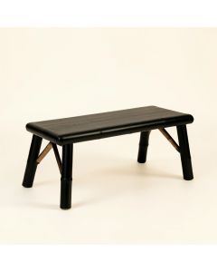 Maple Brook Indoor Bench - Black (synthetic illustration; no displayed measurements)