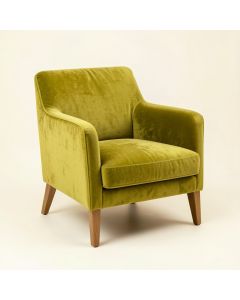 36.25 '' Wide Velvet Armchair (synthetic illustration; no displayed measurements)