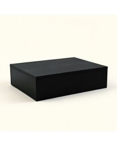 Olive Crossing Desktop Monitor Riser - Black (synthetic illustration; no displayed measurements)