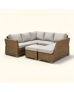 Deminous Patio Sectional With Cushions (synthetic illustration; no displayed measurements)