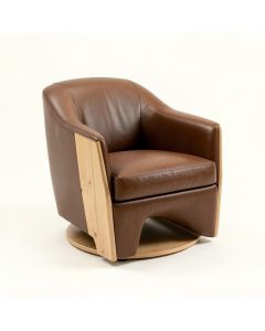 Wilmore 30 '' Wide Swivel Barrel Chair (synthetic illustration; no displayed measurements)