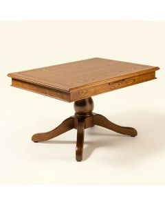 57 '' Oak Period Poker Table (synthetic illustration; no displayed measurements)