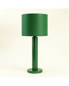 Cove Canyon Floor Lamp With A Plain Fabric Shade - Green (synthetic illustration; no displayed measurements)