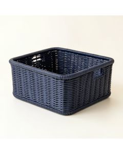 Rowan Bend Empty Storage Basket - Navy (synthetic illustration; no displayed measurements)