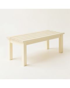 Moss Crossing Indoor Bench - Cream (synthetic illustration; no displayed measurements)