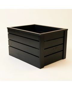 Aspen Dell Empty Furniture-Style Litter Enclosure - Black (synthetic illustration; no displayed measurements)
