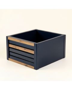 Lake Bluff Empty Furniture-Style Litter Enclosure - Navy (synthetic illustration; no displayed measurements)
