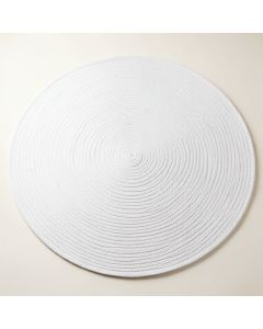 Clay Brook Round Area Rug - White (synthetic illustration; no displayed measurements)