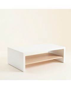 Hill Crest Coffee Table - White (synthetic illustration; no displayed measurements)